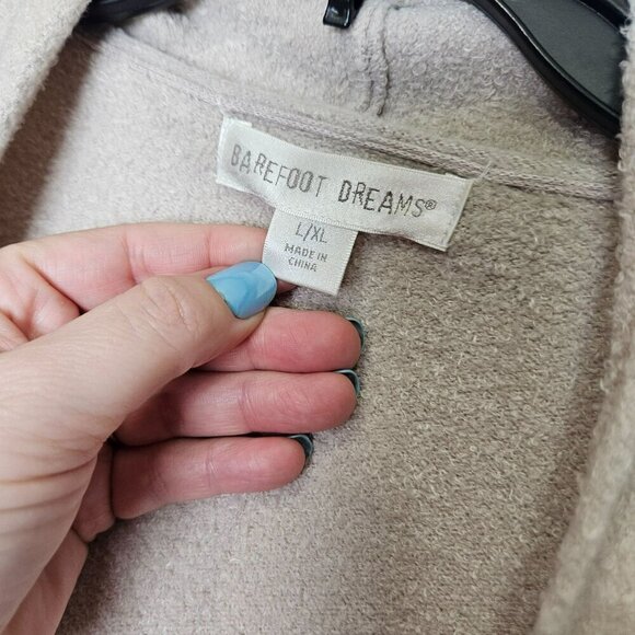 Barefoot‎ Dreams L/XL Womens Gradient Ombre Brown Tan Open Front Cardigan Bamboo - Picture 3 of 7